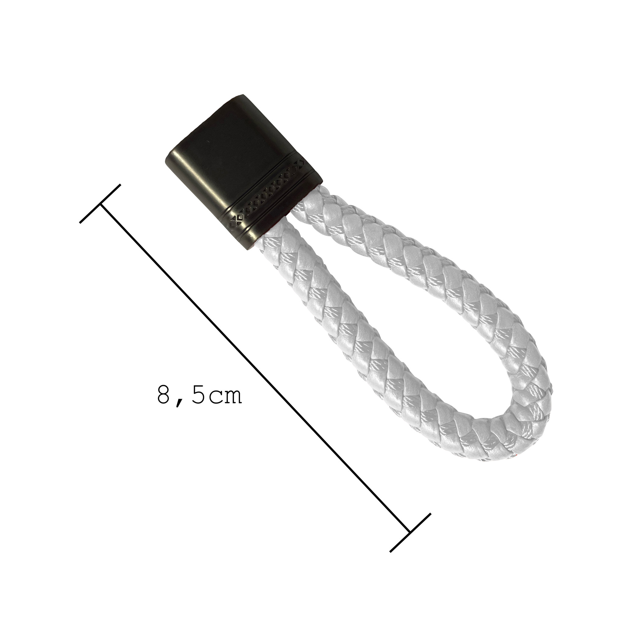 BASEY. Sleutelhanger Touw Koord Sleutelhanger - Touw Sleutelhanger Wit