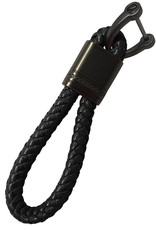 BASEY. Sleutelhanger Touw Koord Sleutelhanger - Touw Sleutelhanger Zwart