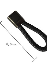 BASEY. Sleutelhanger Touw Koord Sleutelhanger - Touw Sleutelhanger Zwart
