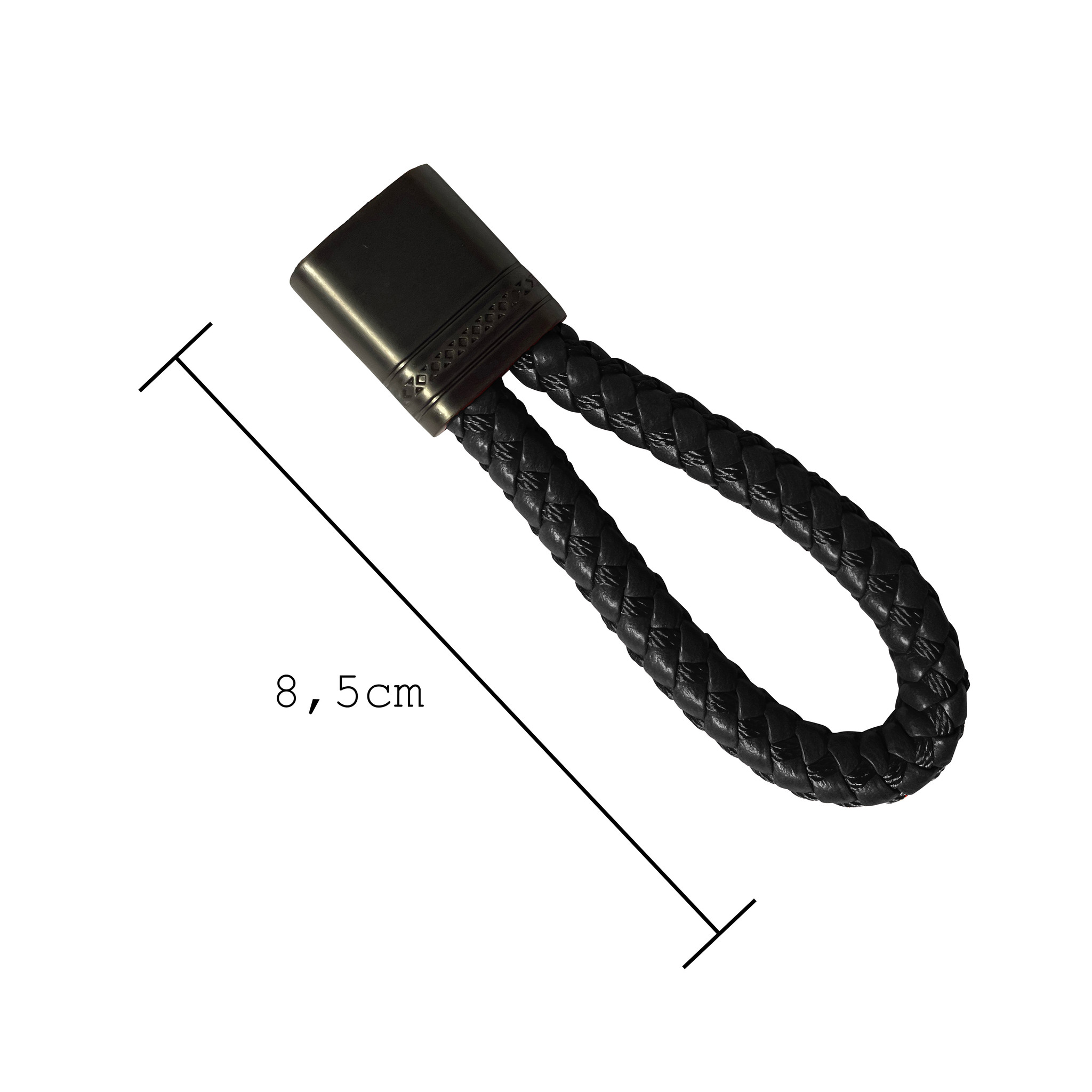 BASEY. Sleutelhanger Touw Koord Sleutelhanger - Touw Sleutelhanger Zwart