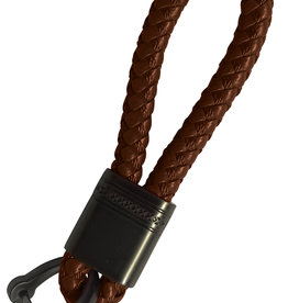 NoXx NoXx Sleutehanger Gevlochten - Bruin