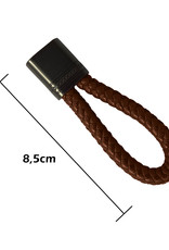 Nomfy Sleutelhanger Auto Touw Sleutelhanger Koord Sleutelhanger Met Sleutelhanger Ring - Bruin