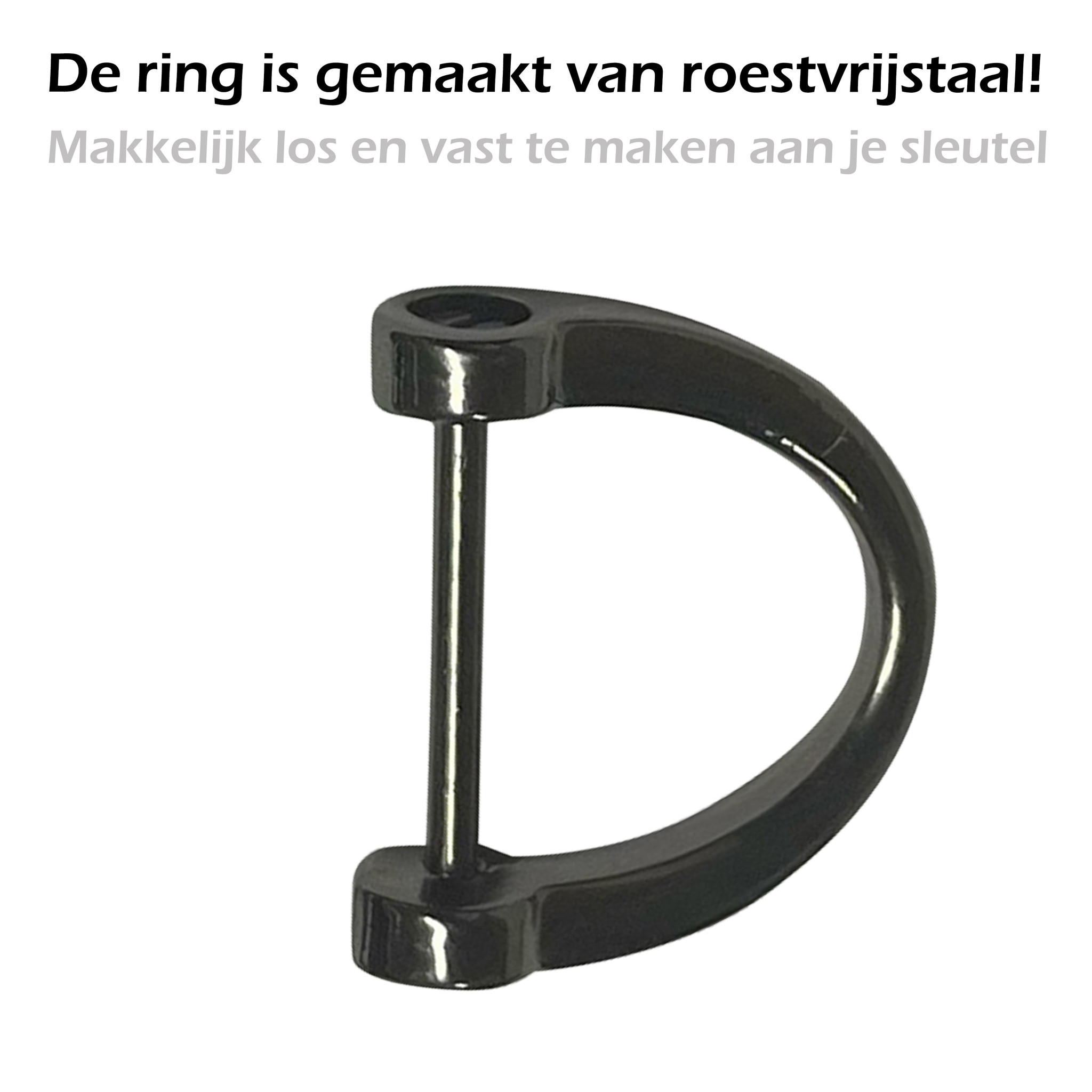 Nomfy Sleutelhanger Auto Touw Sleutelhanger Koord Sleutelhanger Met Sleutelhanger Ring - Zwart
