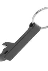 BASEY. Sleutelhanger Bieropener Bier Opener Sleutelhanger - Flesopener Sleutelhanger Zwart