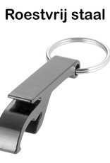 BASEY. Sleutelhanger Bieropener Bier Opener Sleutelhanger - Flesopener Sleutelhanger Zwart