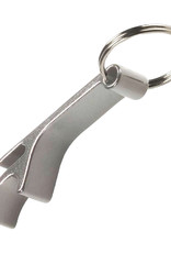 Nomfy Sleutelhanger Flesopener Zilver Bier Sleutelhanger Sleutelhanger bieropener