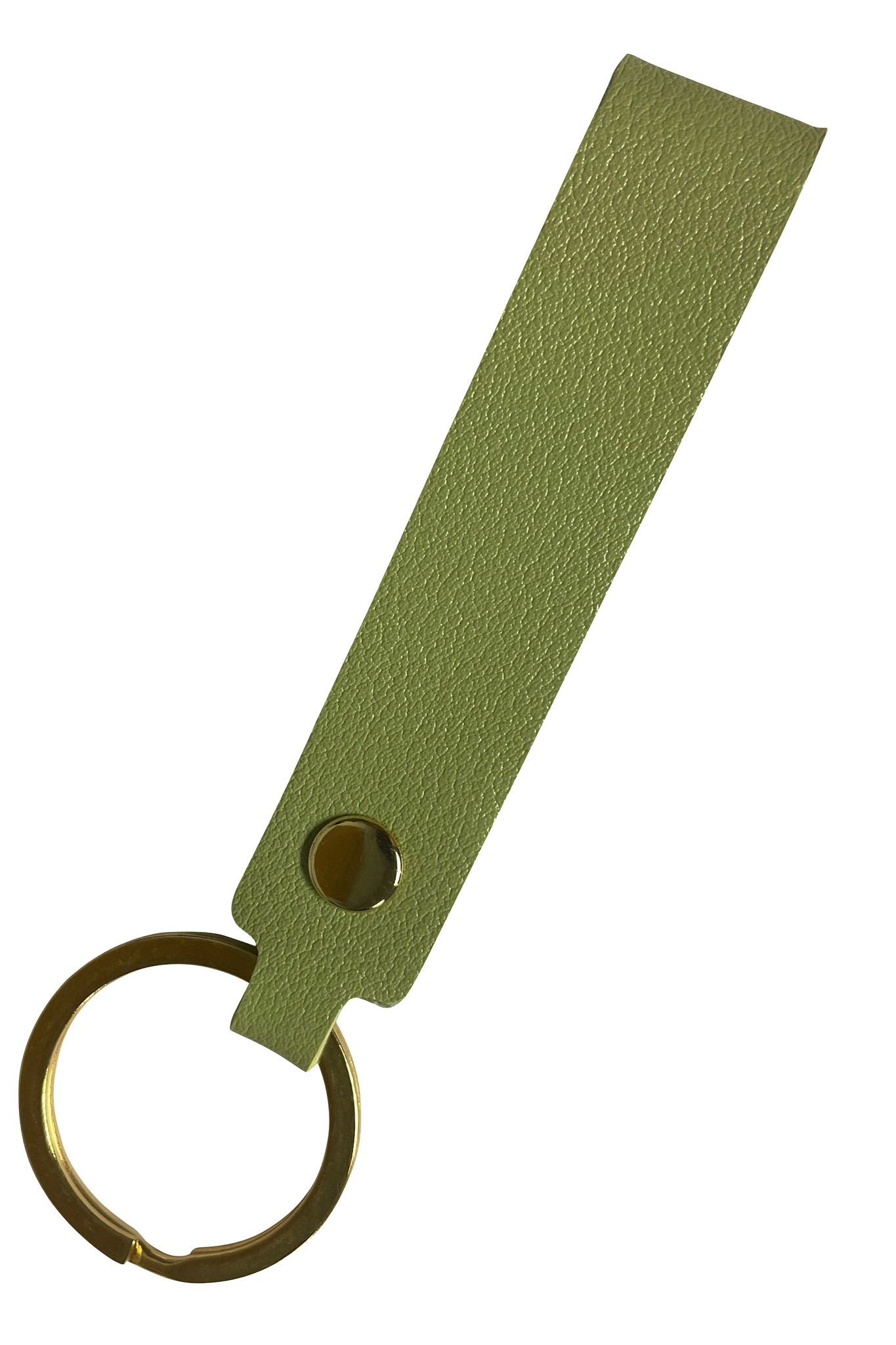 BASEY. Sleutelhanger Leer - Leren Sleutelhanger Met Sleutelhanger Ring - Groen