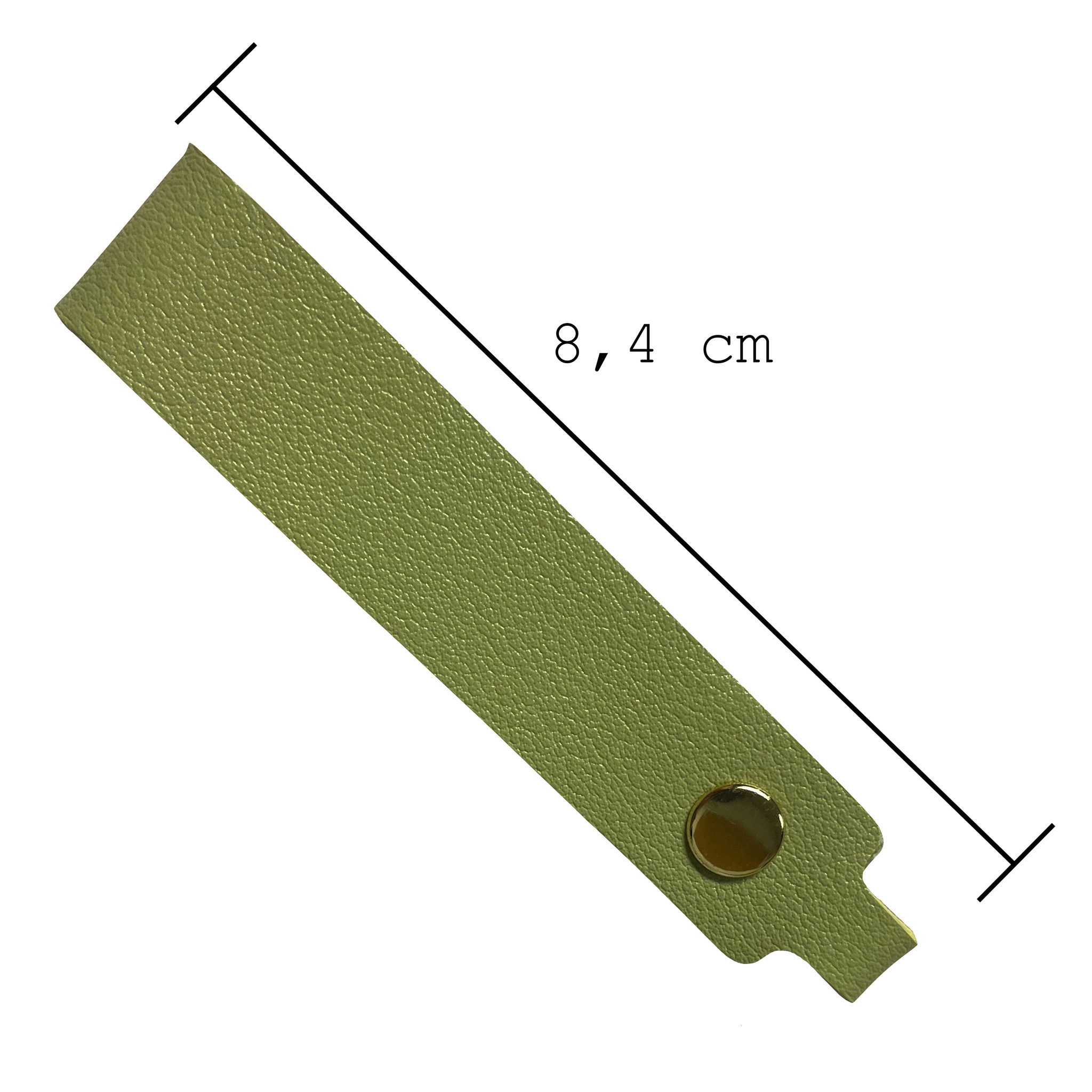 BASEY. Sleutelhanger Leer - Leren Sleutelhanger Met Sleutelhanger Ring - Groen