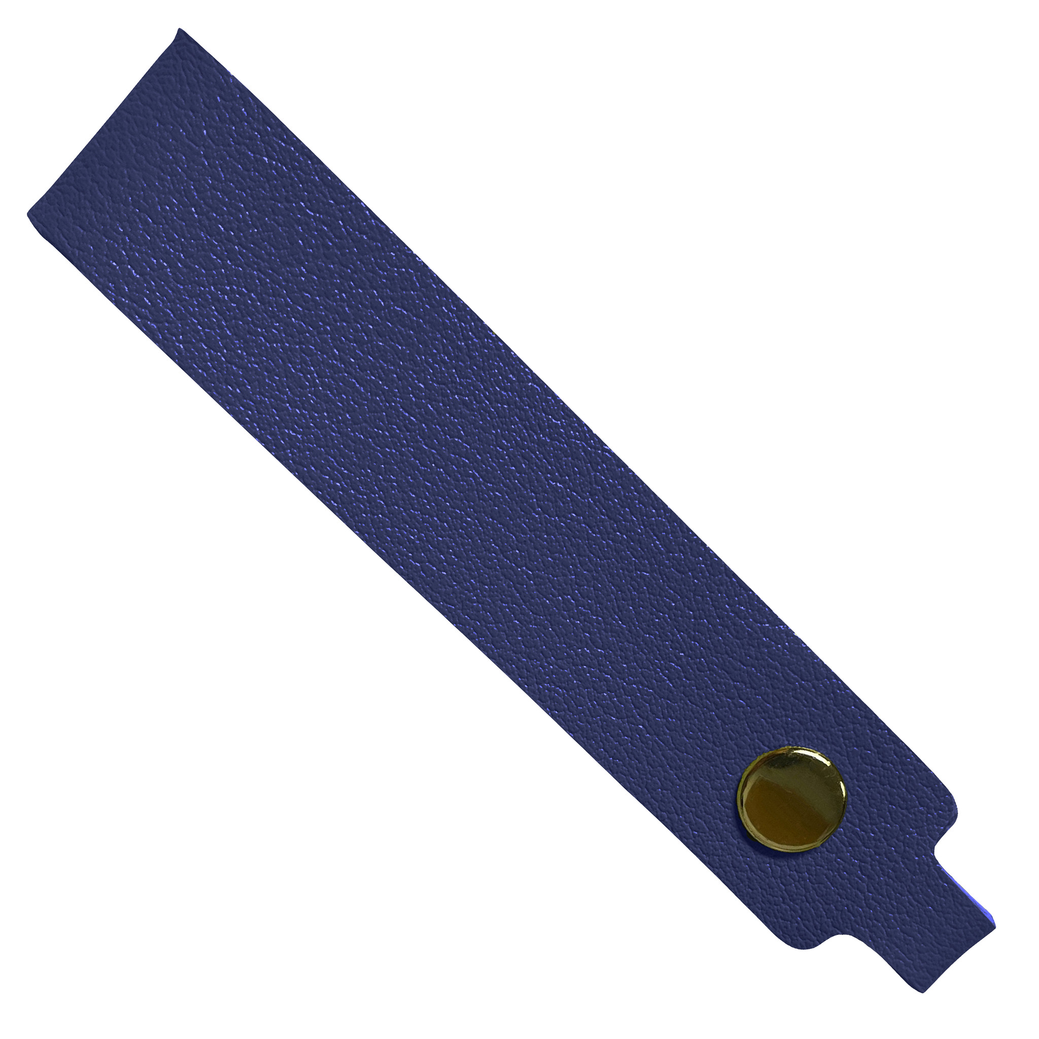 NoXx Sleutelhanger Met Sleutelring - Sleutelhanger Leer Dun Leer - Donkerblauw