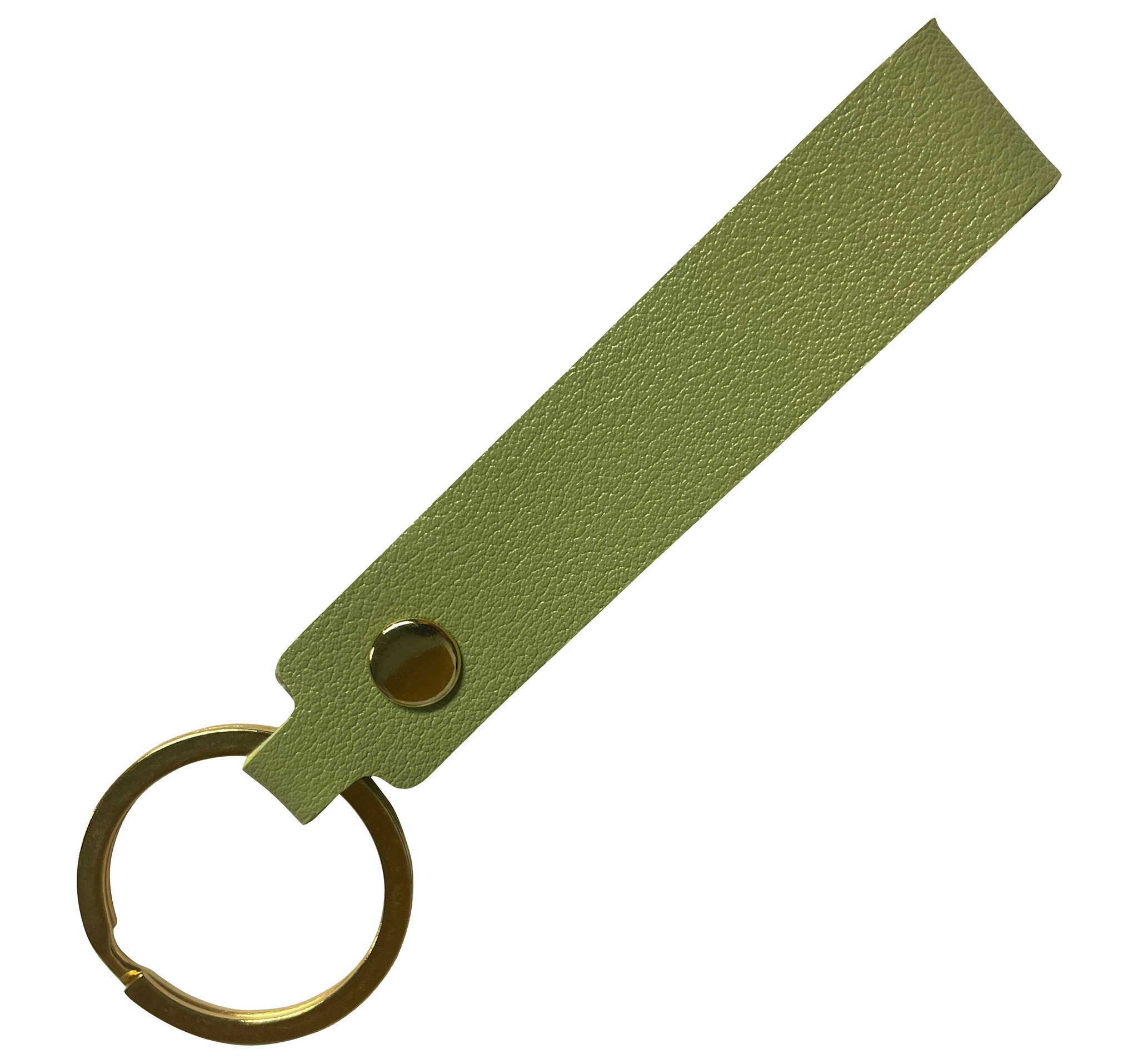 NoXx Sleutelhanger Met Sleutelring - Sleutelhanger Leer Dun Leer - Groen