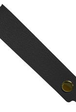 NoXx Sleutelhanger Met Sleutelring - Sleutelhanger Leer Dun Leer - Zwart