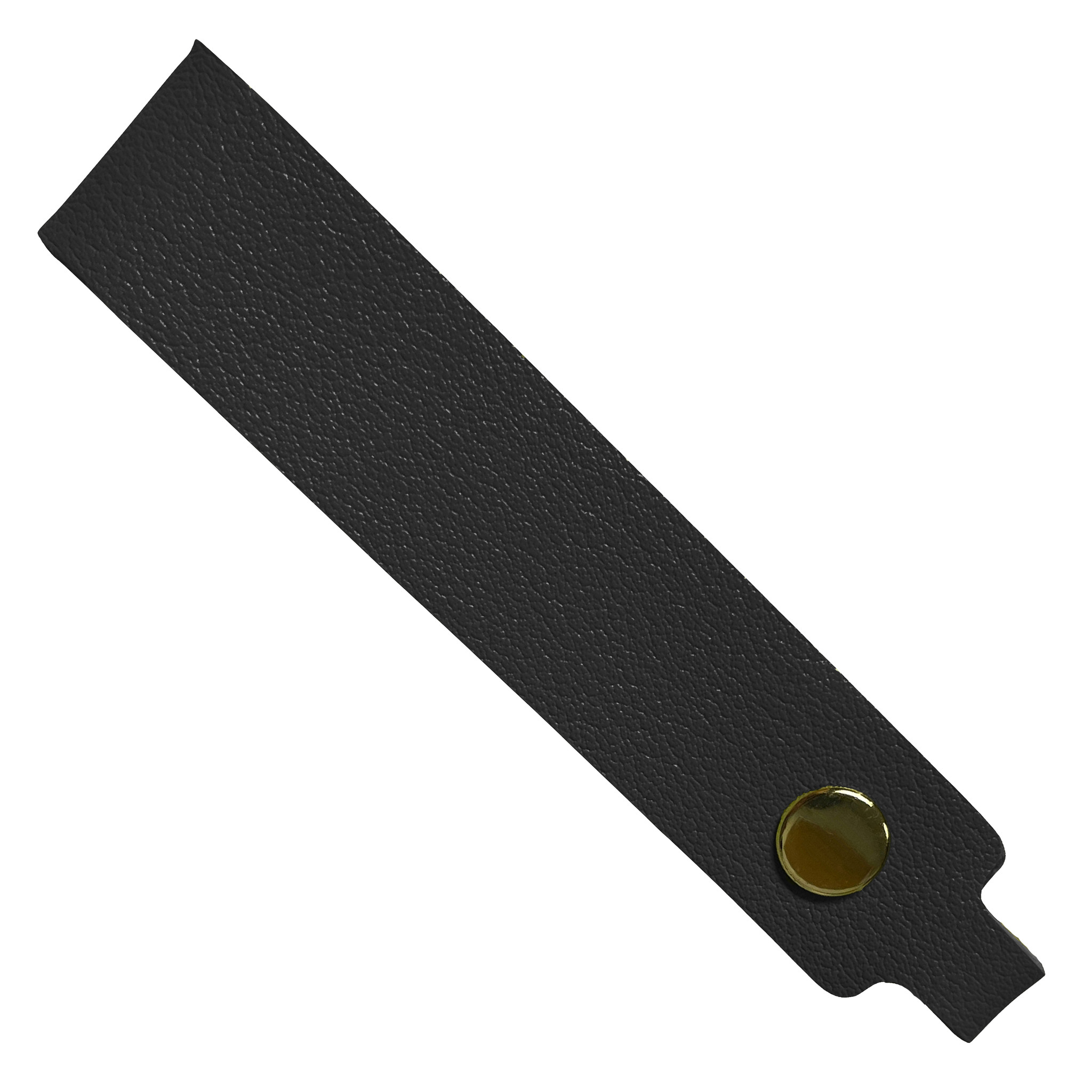 NoXx Sleutelhanger Met Sleutelring - Sleutelhanger Leer Dun Leer - Zwart