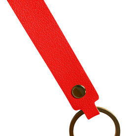 Nomfy Nomfy Sleutehanger Leer Dun - Rood