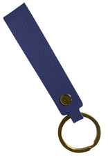 Nomfy Sleutelhanger Auto Met Sleutelring Leer Sleutelhanger Sleutelhanger Leer Dun - Donkerblauw