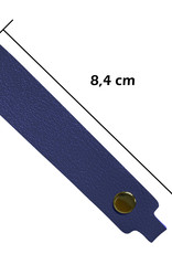 Nomfy Sleutelhanger Auto Met Sleutelring Leer Sleutelhanger Sleutelhanger Leer Dun - Donkerblauw