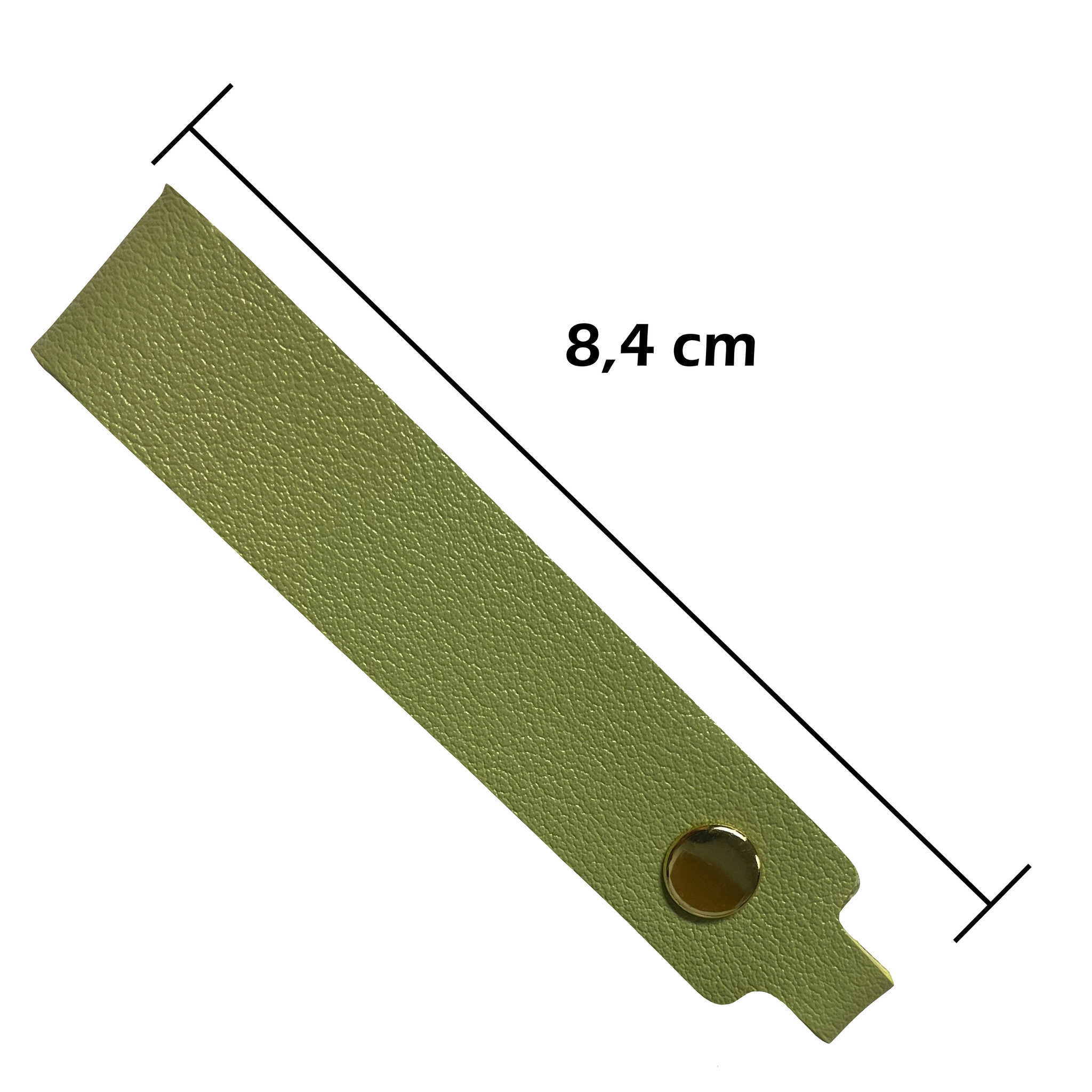 Nomfy Sleutelhanger Auto Met Sleutelring Leer Sleutelhanger Sleutelhanger Leer Dun - Groen