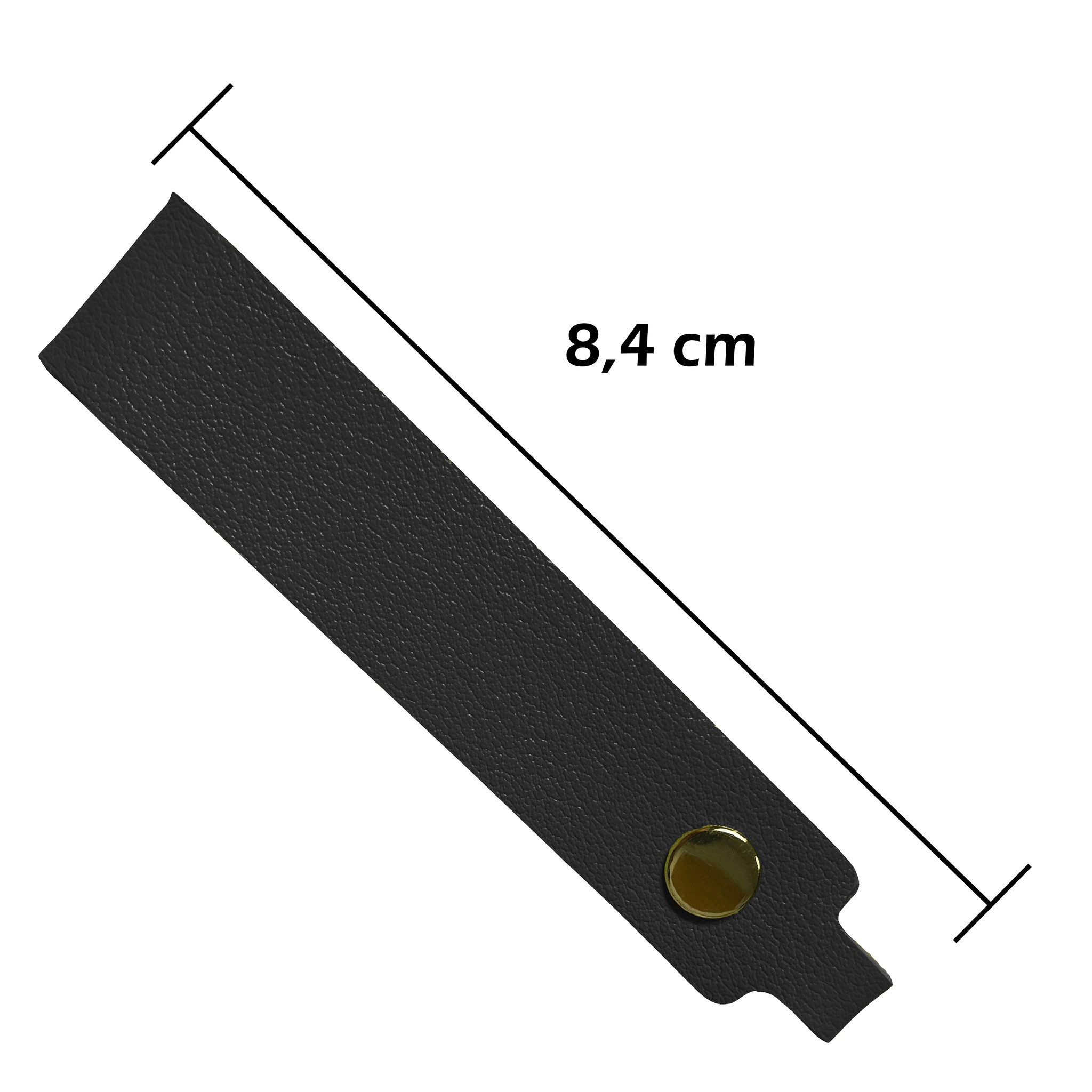 Nomfy Sleutelhanger Auto Met Sleutelring Leer Sleutelhanger Sleutelhanger Leer Dun - Zwart