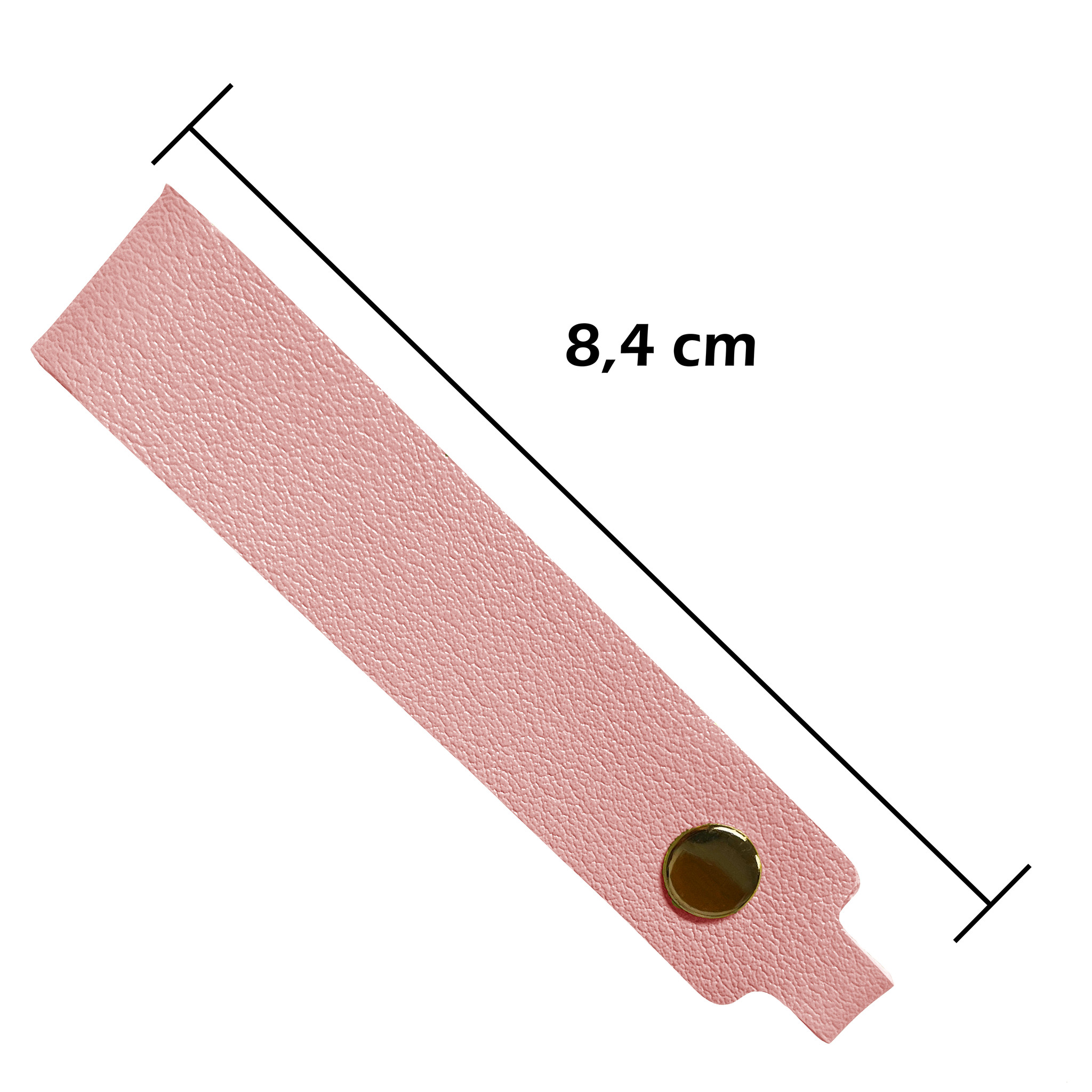 Nomfy Sleutelhanger Auto Met Sleutelring Leer Sleutelhanger Sleutelhanger Leer Dun - Lichtroze