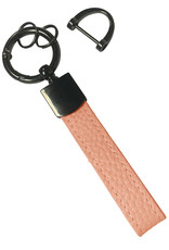 NoXx Sleutelhanger Leer Dik Sleutelhanger Met Sleutelhanger Ringen Leer - Lichtroze