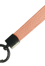 NoXx Sleutelhanger Leer Dik Sleutelhanger Met Sleutelhanger Ringen Leer - Lichtroze