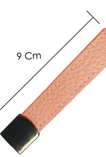 NoXx Sleutelhanger Leer Dik Sleutelhanger Met Sleutelhanger Ringen Leer - Lichtroze