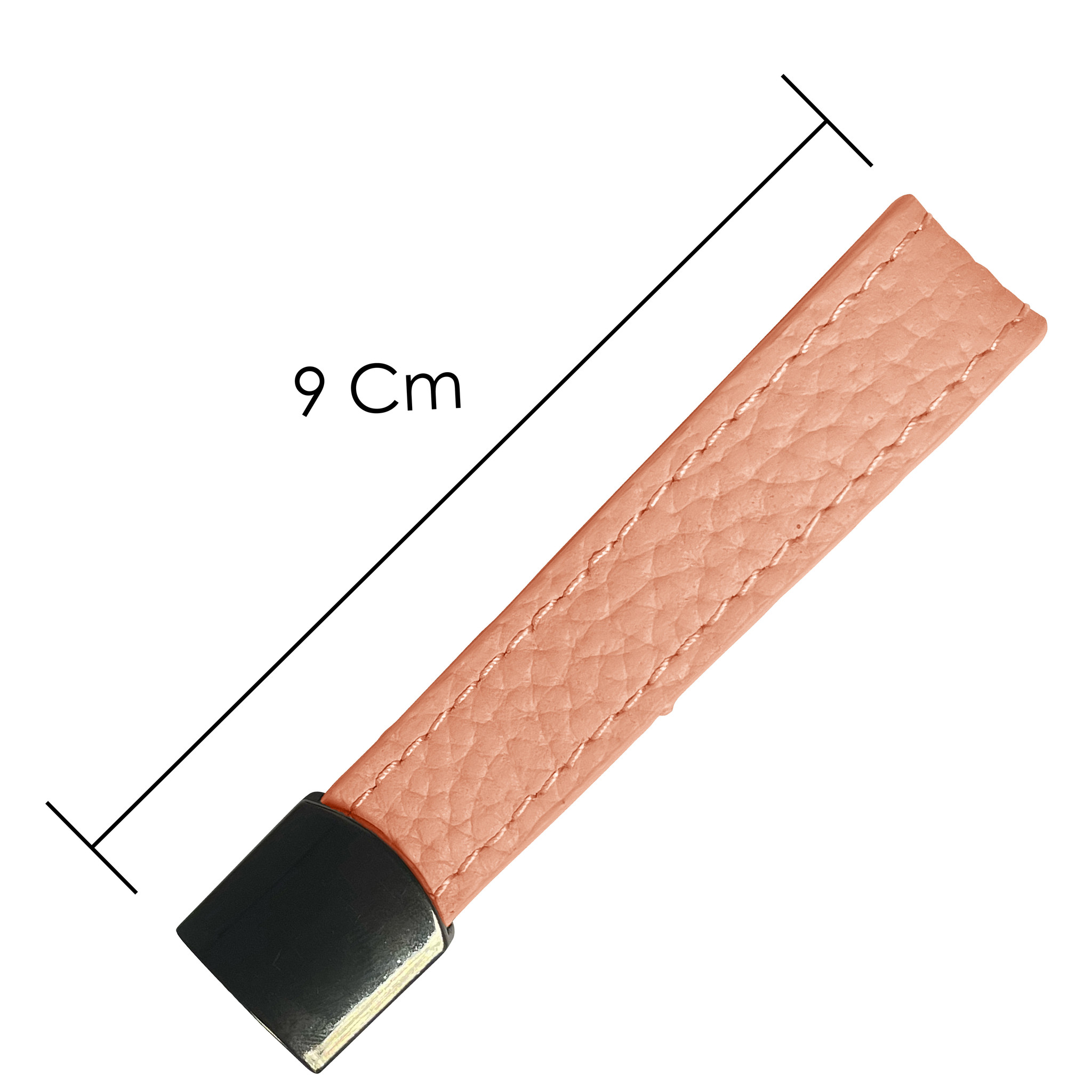 NoXx Sleutelhanger Leer Dik Sleutelhanger Met Sleutelhanger Ringen Leer - Lichtroze