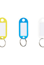 BASEY. Sleutellabels Sleutelhanger Sleutellabel Bagagelabel Naamlabels - Blauw - 10x