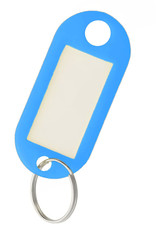 Nomfy Sleutelhanger Bagagelabel Gekleurde Sleutellabels Sleutelhangers Naamlabel Blauw - 10x