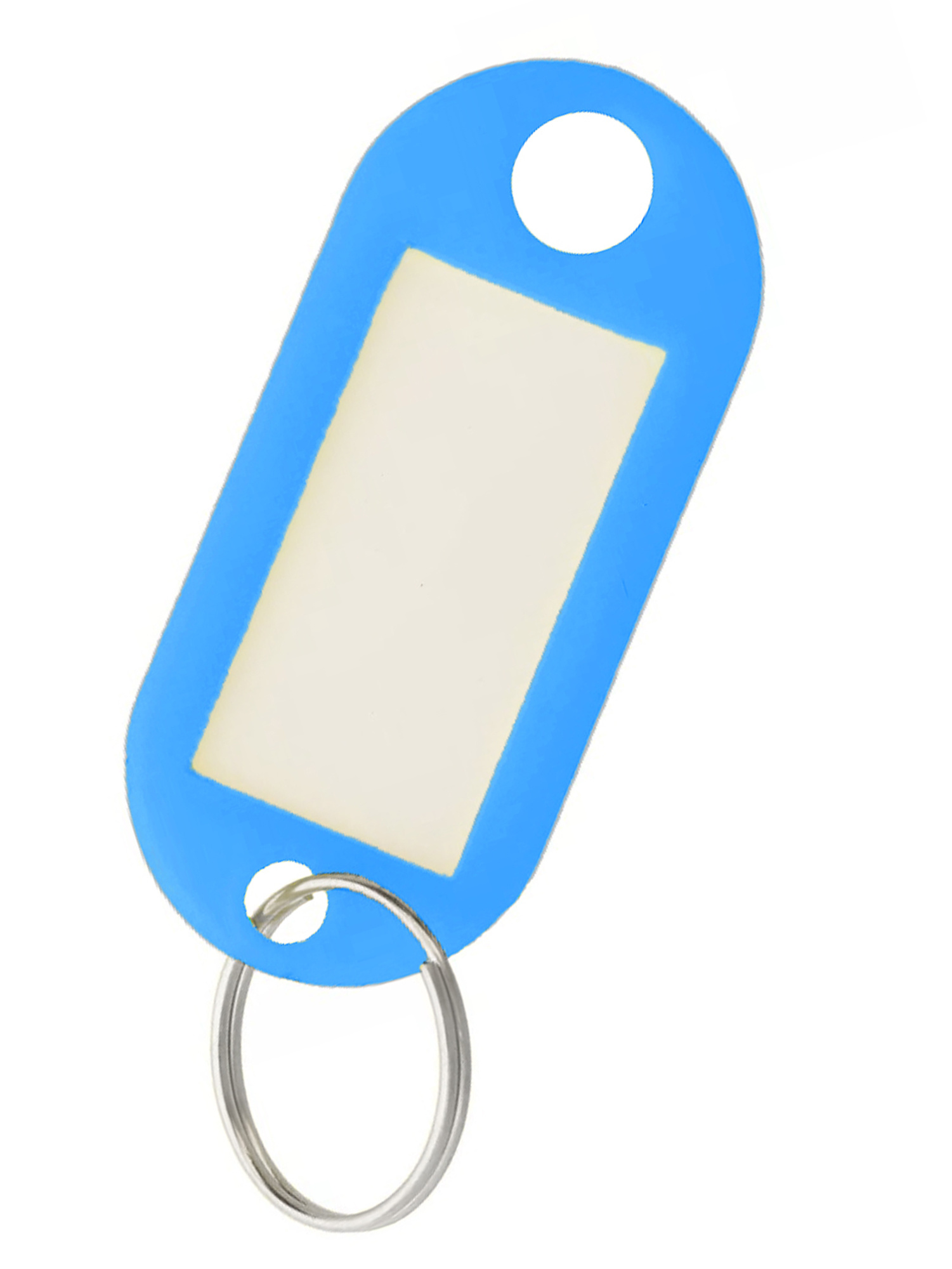 Nomfy Sleutelhanger Bagagelabel Gekleurde Sleutellabels Sleutelhangers Naamlabel Blauw - 10x