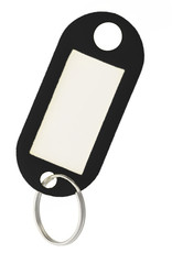 Nomfy Sleutelhanger Bagagelabel Gekleurde Sleutellabels Sleutelhangers Naamlabel Zwart - 20x