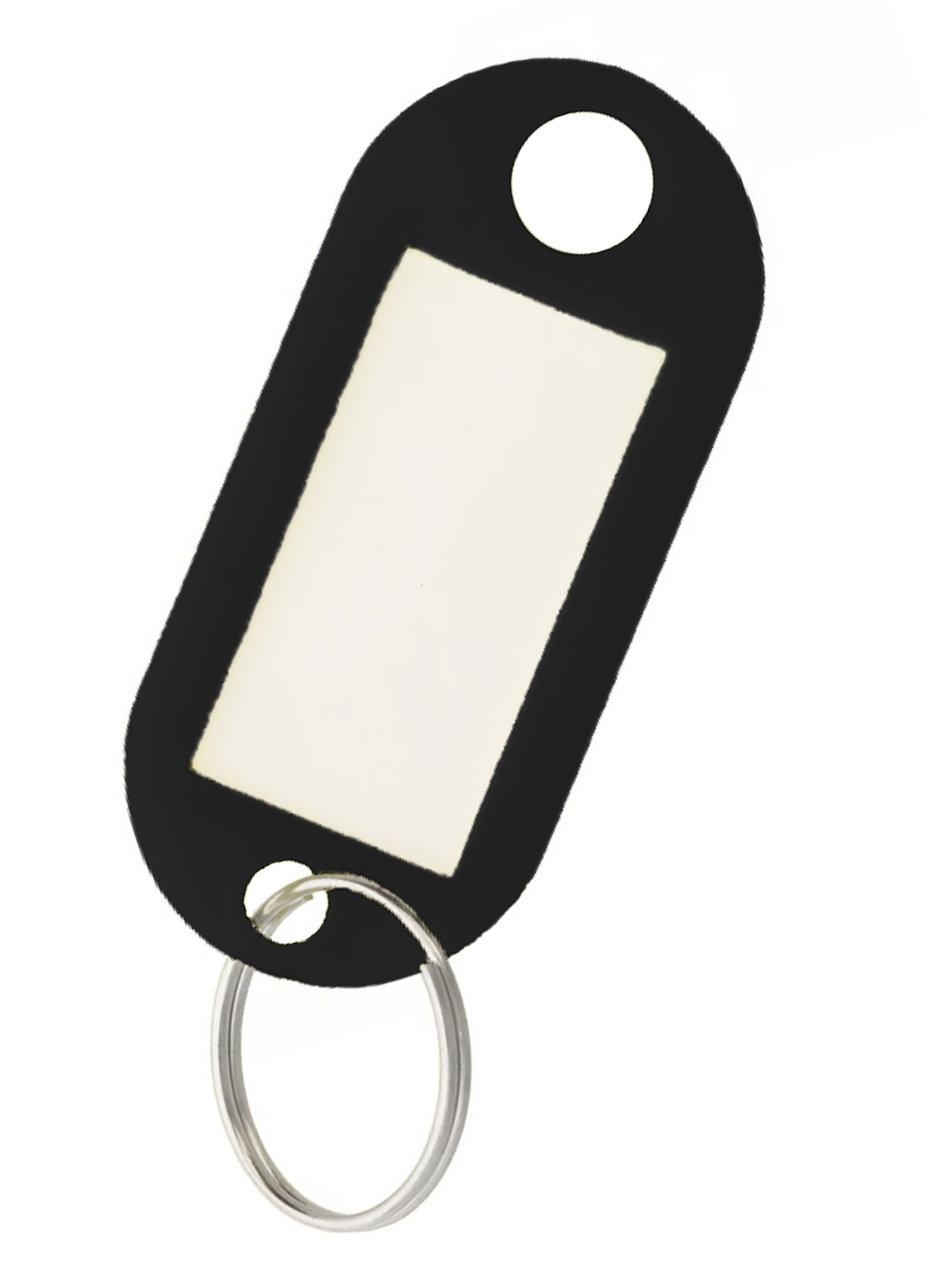 Nomfy Sleutelhanger Bagagelabel Gekleurde Sleutellabels Sleutelhangers Naamlabel Zwart - 5x