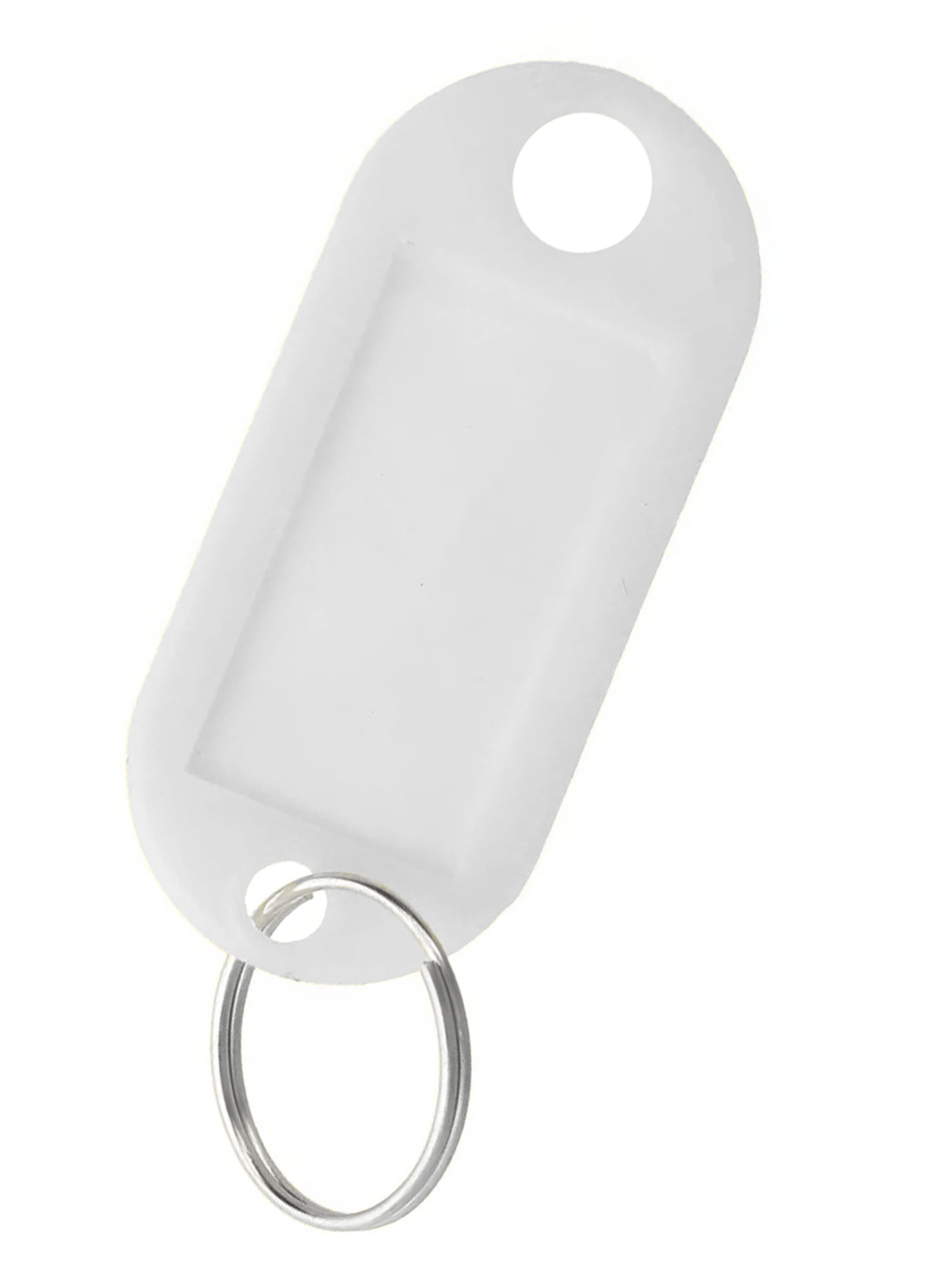 Nomfy Sleutelhanger Bagagelabel Gekleurde Sleutellabels Sleutelhangers Naamlabel Wit - 5x