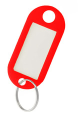 Nomfy Sleutelhanger Bagagelabel Gekleurde Sleutellabels Sleutelhangers Naamlabel Rood - 20x