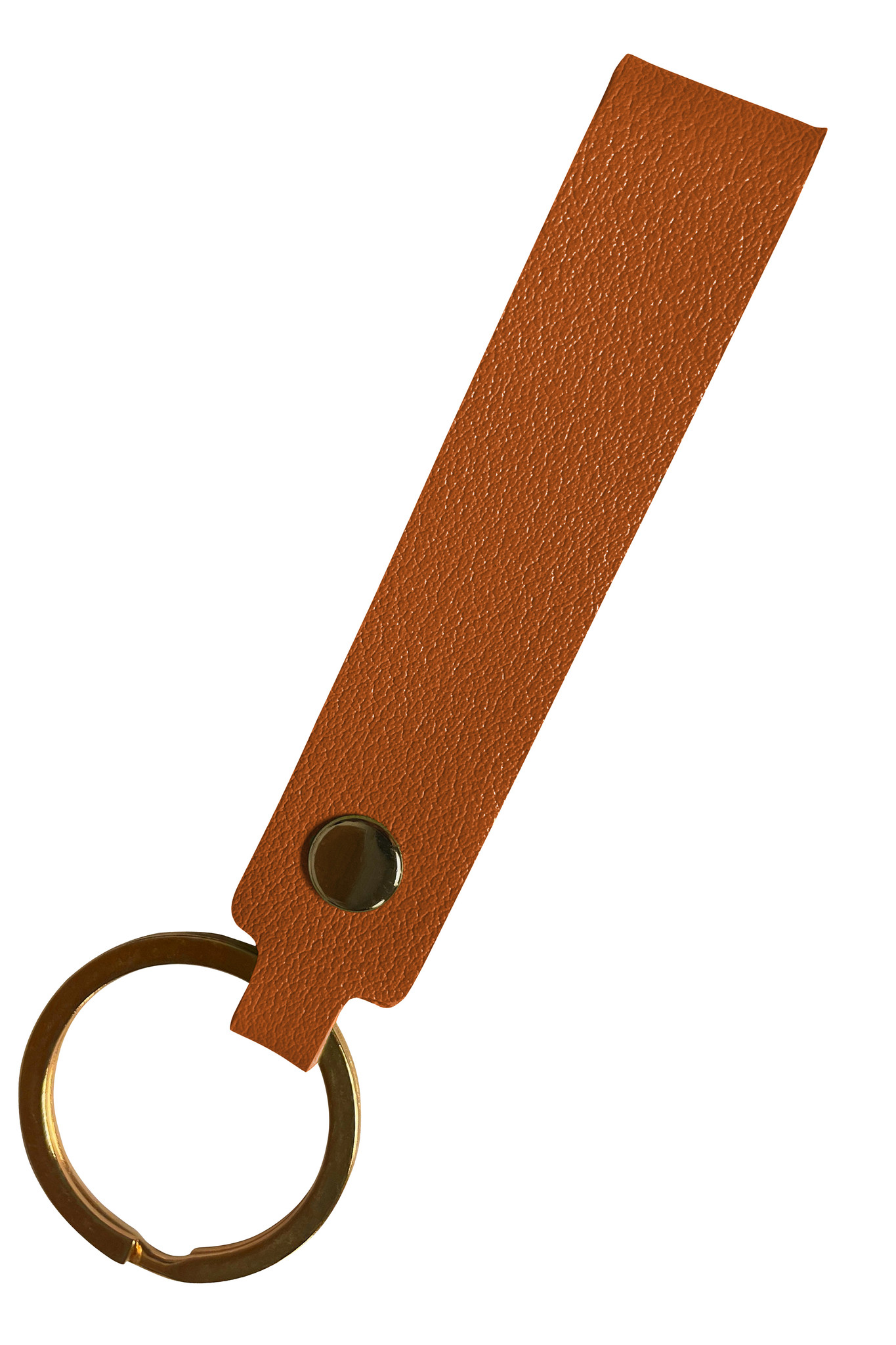 BASEY. Sleutelhanger Leer - Leren Sleutelhanger Met Sleutelhanger Ring - Bruin