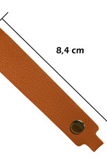 Nomfy Sleutelhanger Auto Met Sleutelring Leer Sleutelhanger Sleutelhanger Leer Dun - Bruin