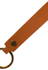 Nomfy Sleutelhanger Auto Met Sleutelring Leer Sleutelhanger Sleutelhanger Leer Dun - Bruin