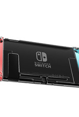 BASEY. Hoesje Geschikt voor Nintendo Switch Case Hoes Hard Cover Schokbestendig - Bescherm Case Geschikt voor Nintendo Switch Hoes - Transparant