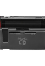 Nomfy Hoesje Geschikt voor Nintendo Switch Hoes Bescherm Case Hardcover Shockproof - Hoes Geschikt voor Nintendo Switch Case - Transparant