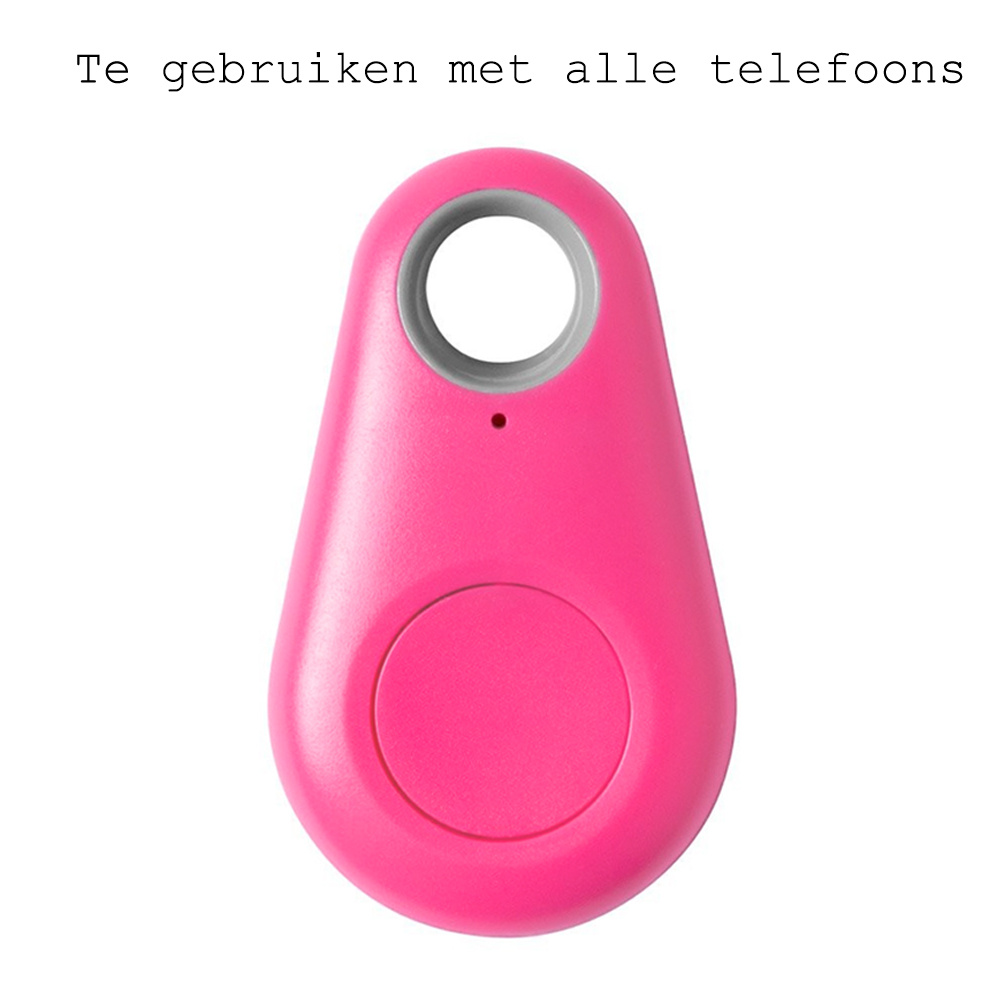 BASEY. Keyfinder Sleutelhanger Sleutelvinder Bluetooth Sleutelzoeker - Roze