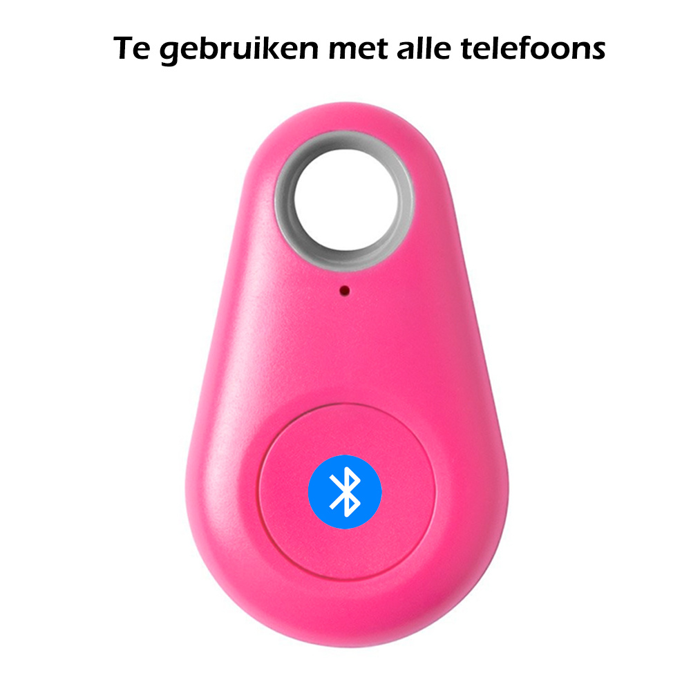 NoXx Keyfinder Bluetooth Sleutelvinder Sleutelzoeker Huisdier - Roze