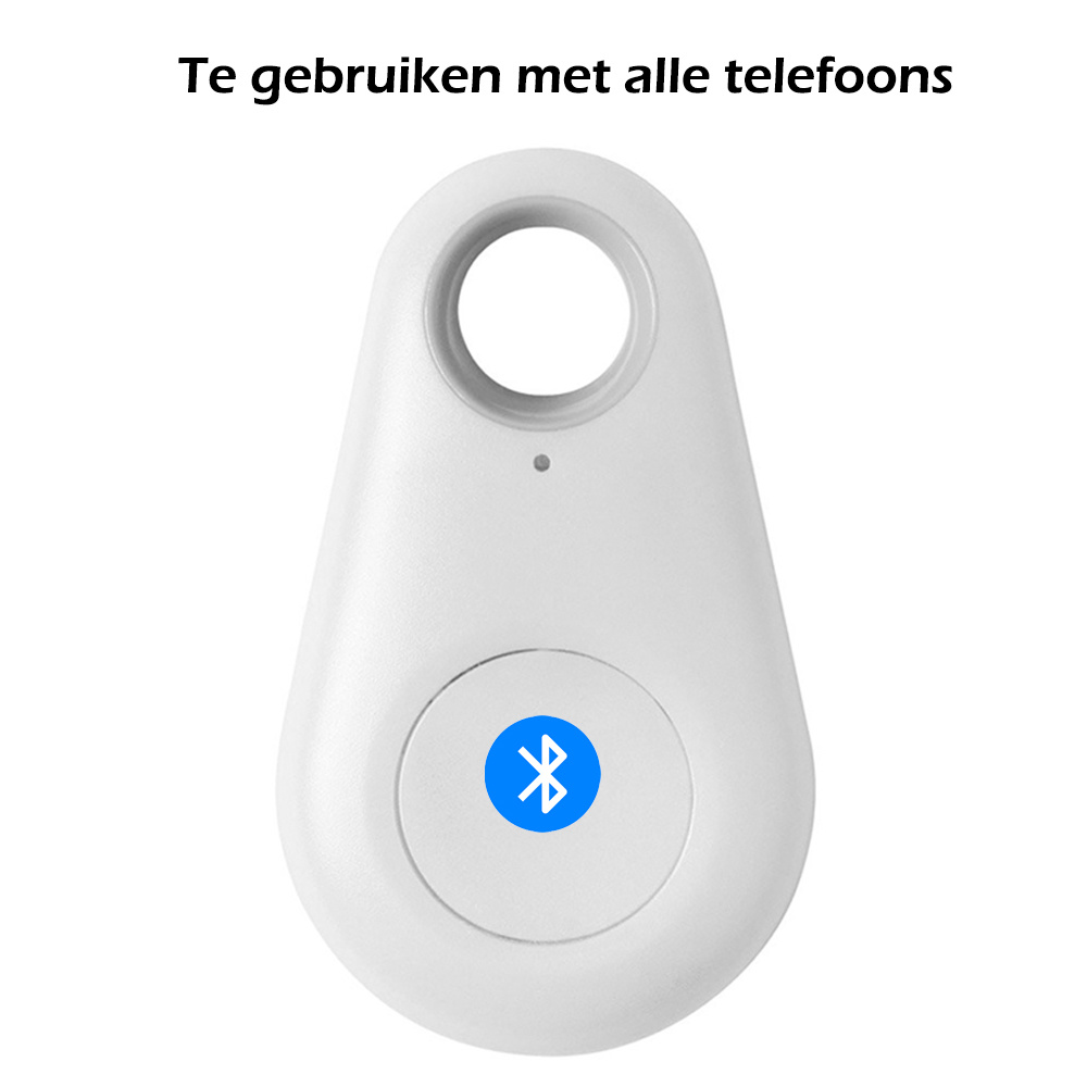NoXx Keyfinder Bluetooth Sleutelvinder Sleutelzoeker Huisdier - Wit