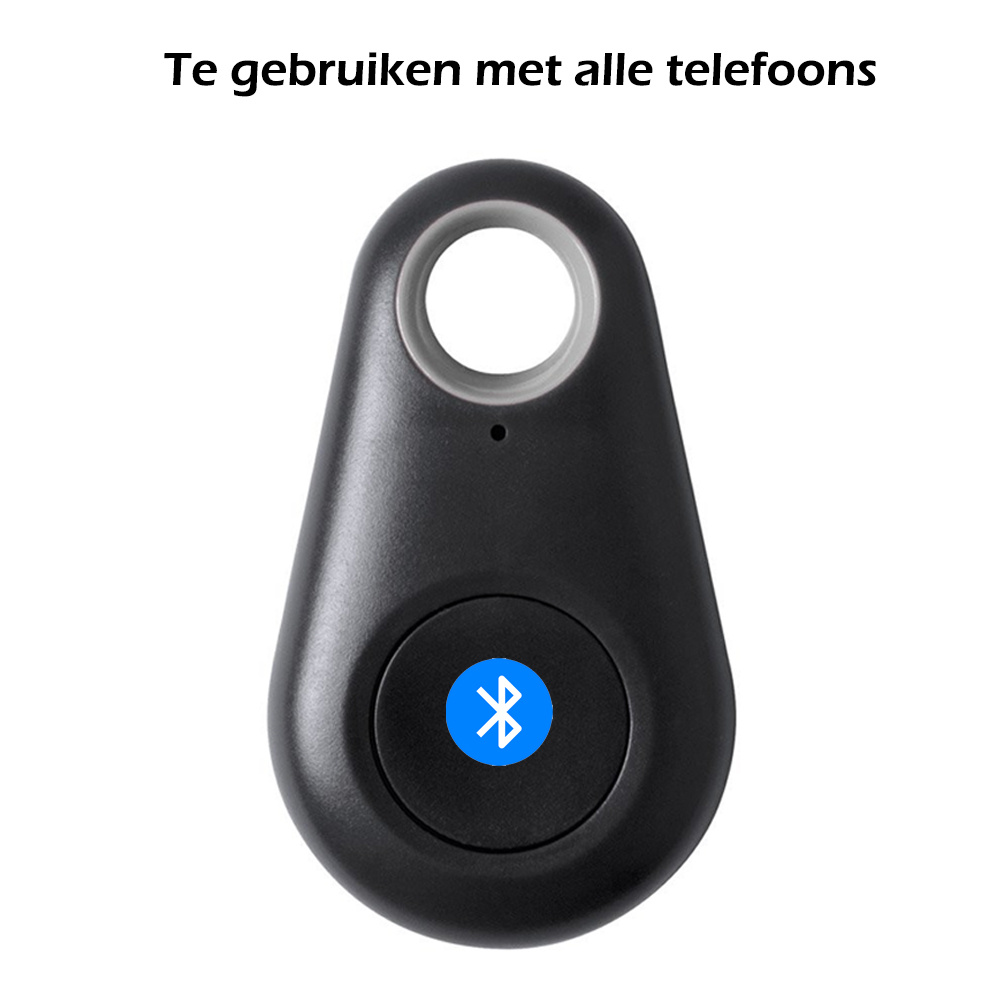 NoXx Keyfinder Bluetooth Sleutelvinder Sleutelzoeker Huisdier - Zwart