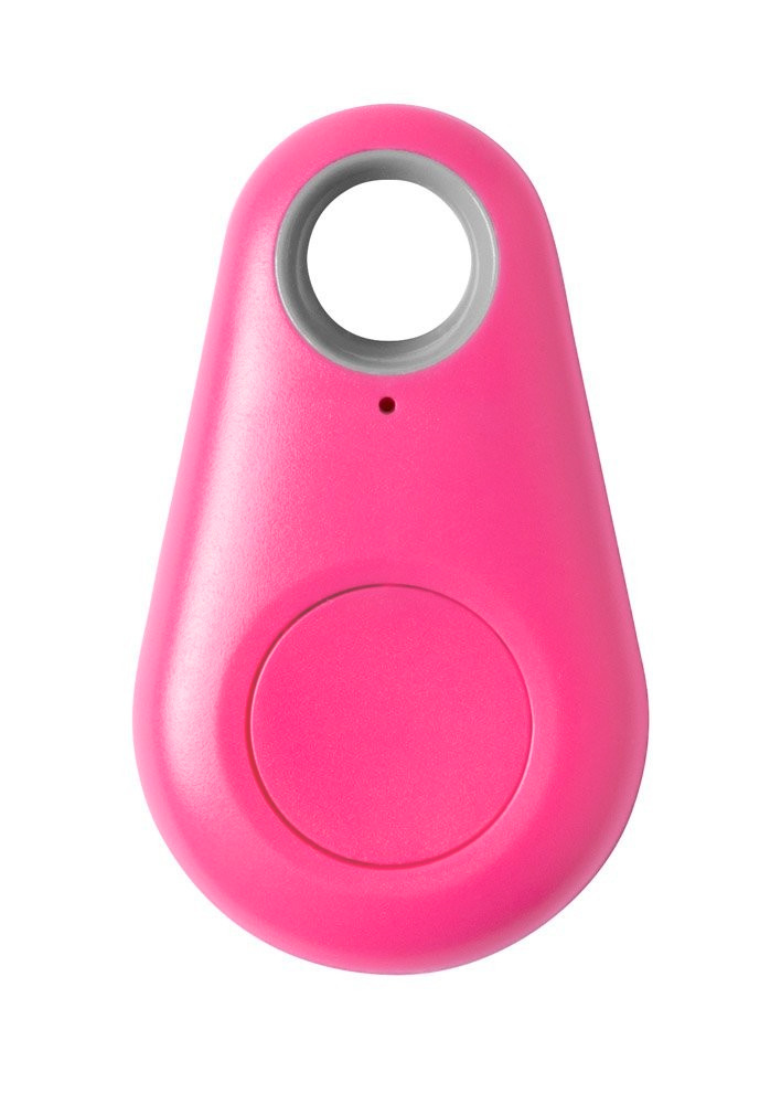 Nomfy Keyfinder Sleutelhanger Bluetooth Sleutelvinder Tracer Keyfinder Roze