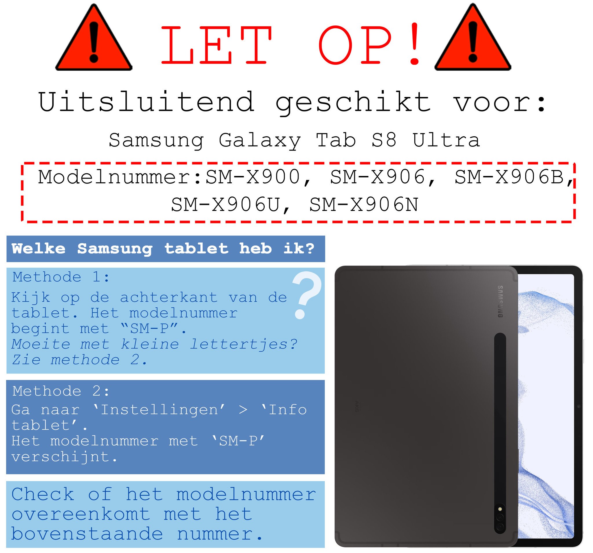 BASEY. Hoesje Geschikt voor Samsung Galaxy Tab S8 Ultra Hoes Case Tablet Hoesje Tri-fold Met Screenprotector - Hoes Geschikt voor Samsung Tab S8 Ultra Hoesje Hard Cover Bookcase Hoes - Eenhoorn