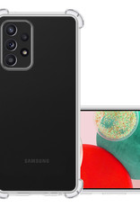 NoXx Hoes Geschikt voor Samsung A23 Hoesje Siliconen Cover Shock Proof Back Case Shockproof Hoes - Transparant