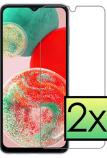 NoXx Screenprotector Geschikt voor Samsung A23 Screenprotector Tempered Glass Gehard Glas Beschermglas - 2x