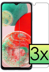 NoXx Screenprotector Geschikt voor Samsung A23 Screenprotector Tempered Glass Gehard Glas Beschermglas - 3x