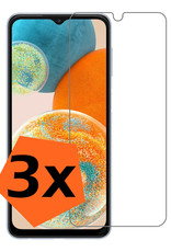 Nomfy Screenprotector Geschikt voor Samsung A23 Screenprotector Bescherm Glas Tempered Glass - Screenprotector Geschikt voor Samsung Galaxy A23 Screen Protector - 3 PACK
