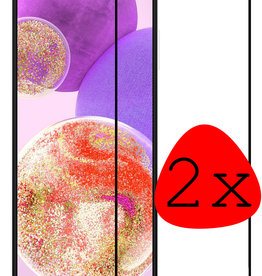 BASEY. BASEY. Samsung Galaxy A23 Screenprotector Glas Full Cover - 2 PACK