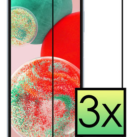NoXx NoXx Samsung Galaxy A23 Screenprotector Glas Full Cover - 3 PACK